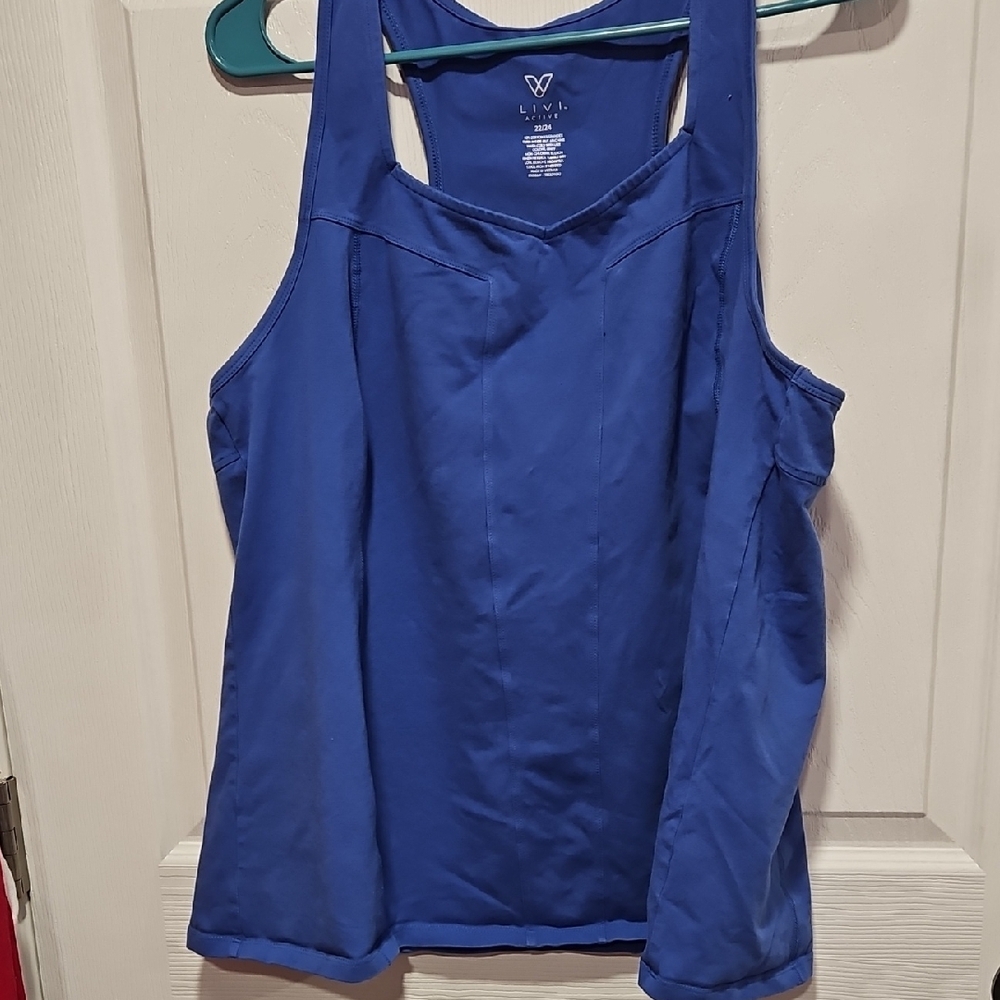 Catherines Vibrant Blue Women's Tank Top